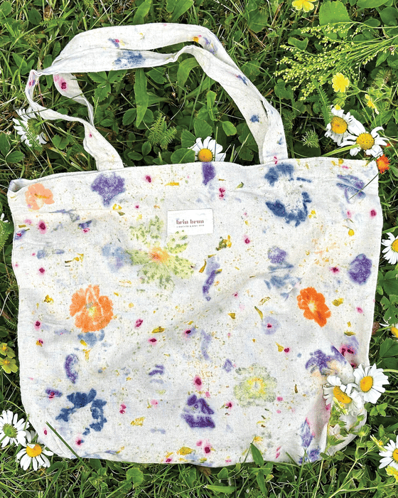 Kit DIY sac fourre-tout en impression florale